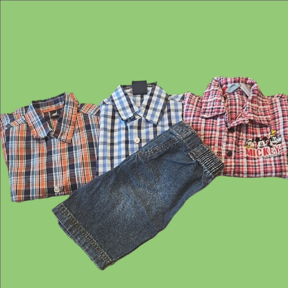 Three Shirts Plus A Pair Of Shorts. 4T